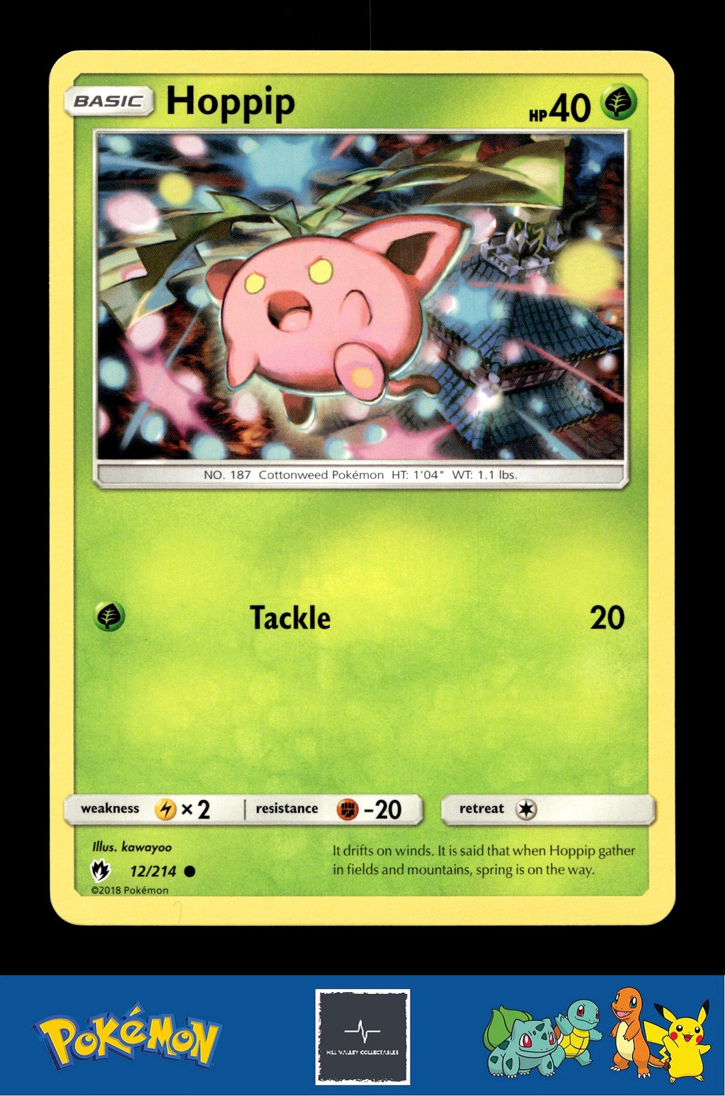 2018 Pokemon SM Lost Thunder 12/214 Hoppip