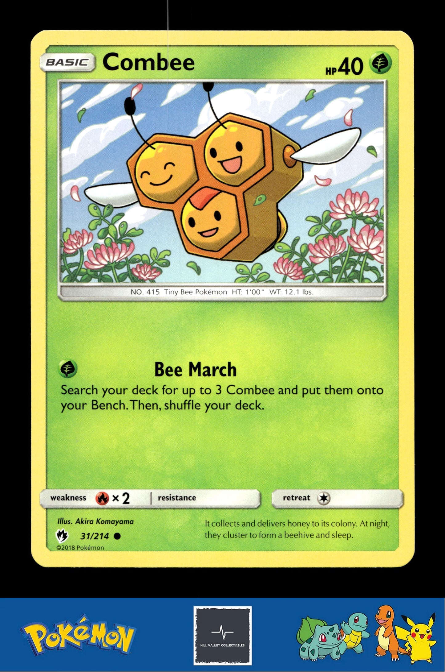 2018 Pokemon SM Lost Thunder 31/214 Combee