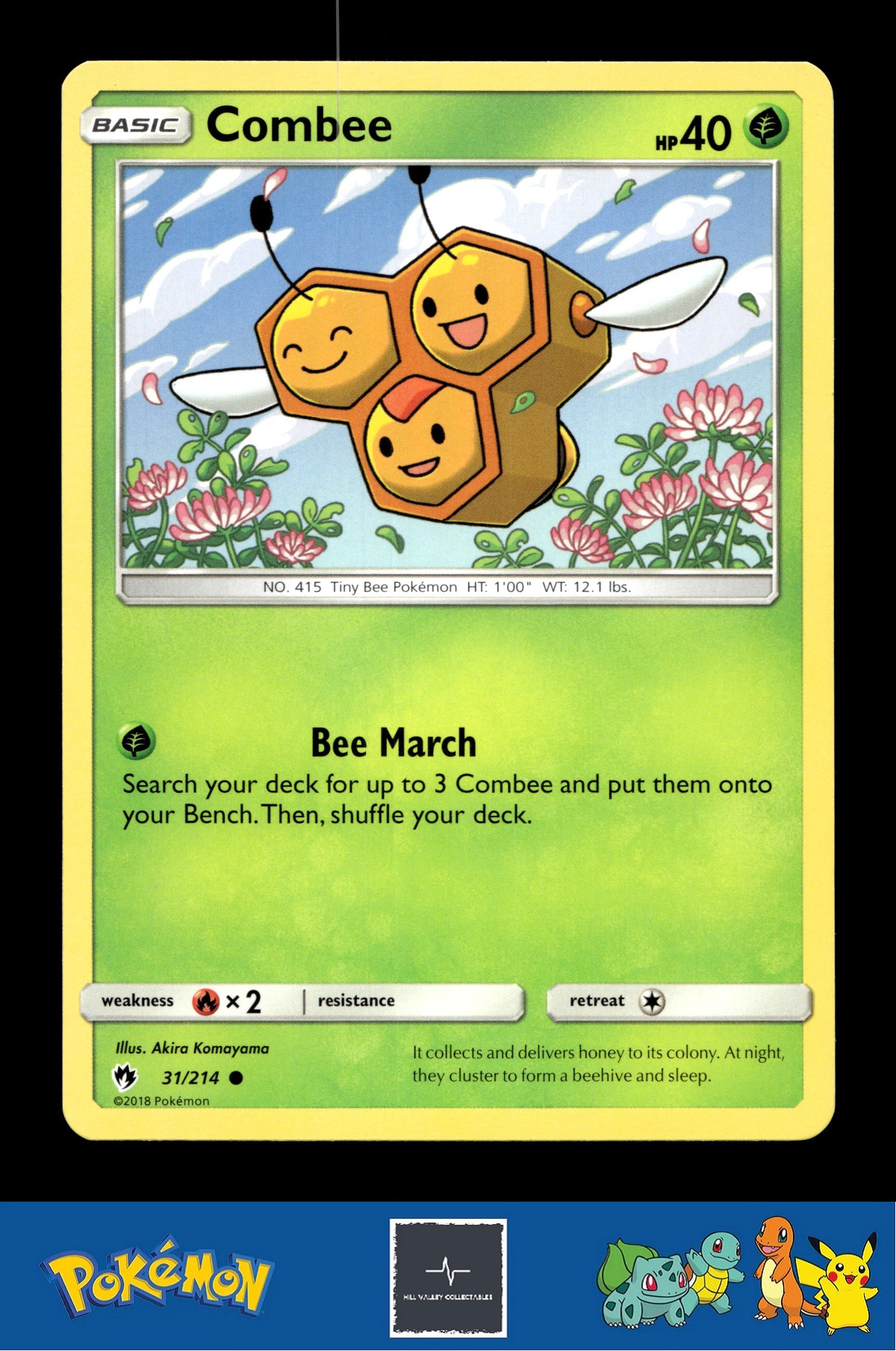 2018 Pokemon SM Lost Thunder 31/214 Combee