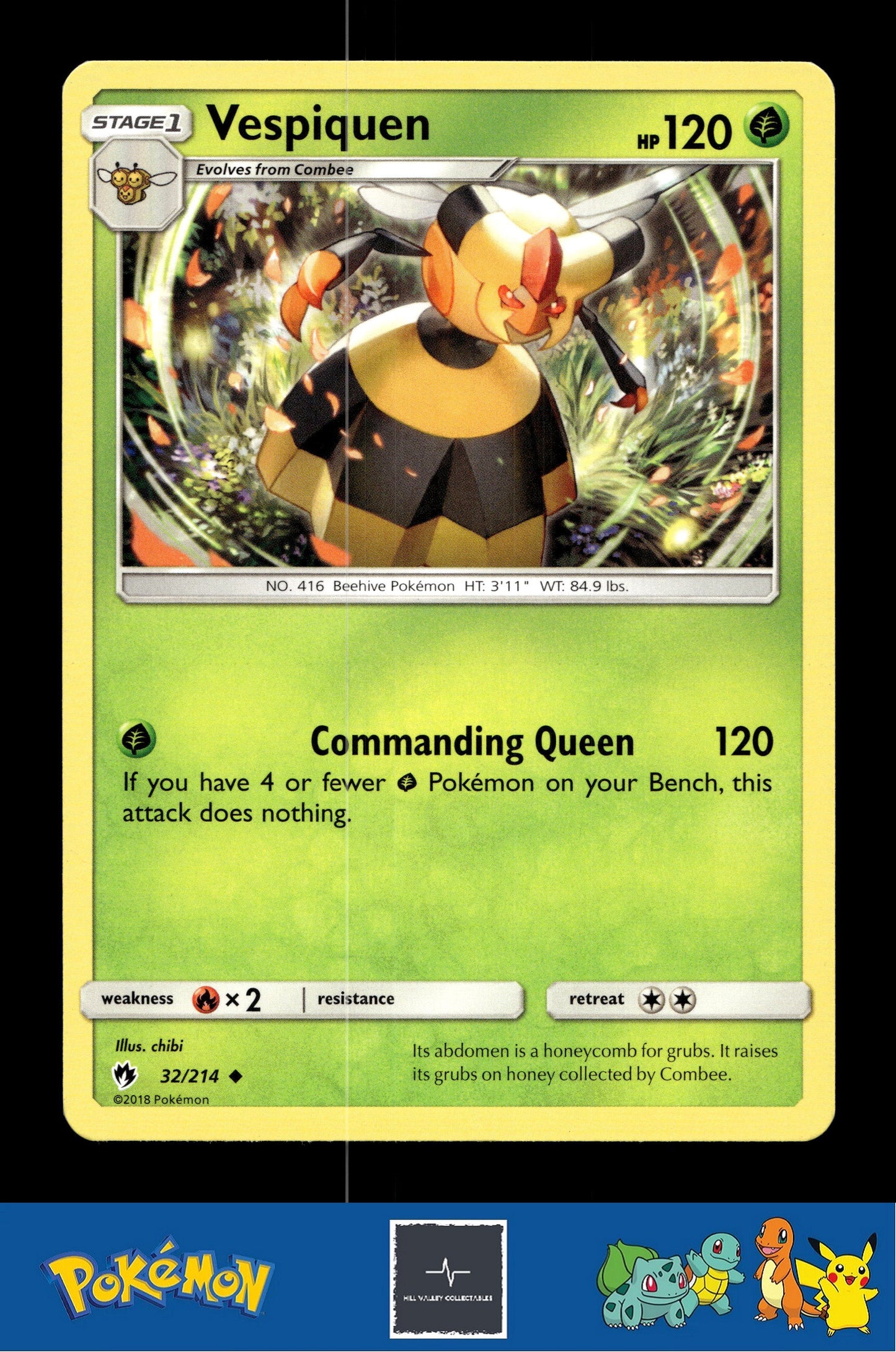 2018 Pokemon SM Lost Thunder 32/214 Vespiquen