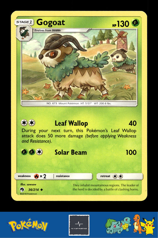 2018 Pokemon SM Lost Thunder 36/214 Gogoat