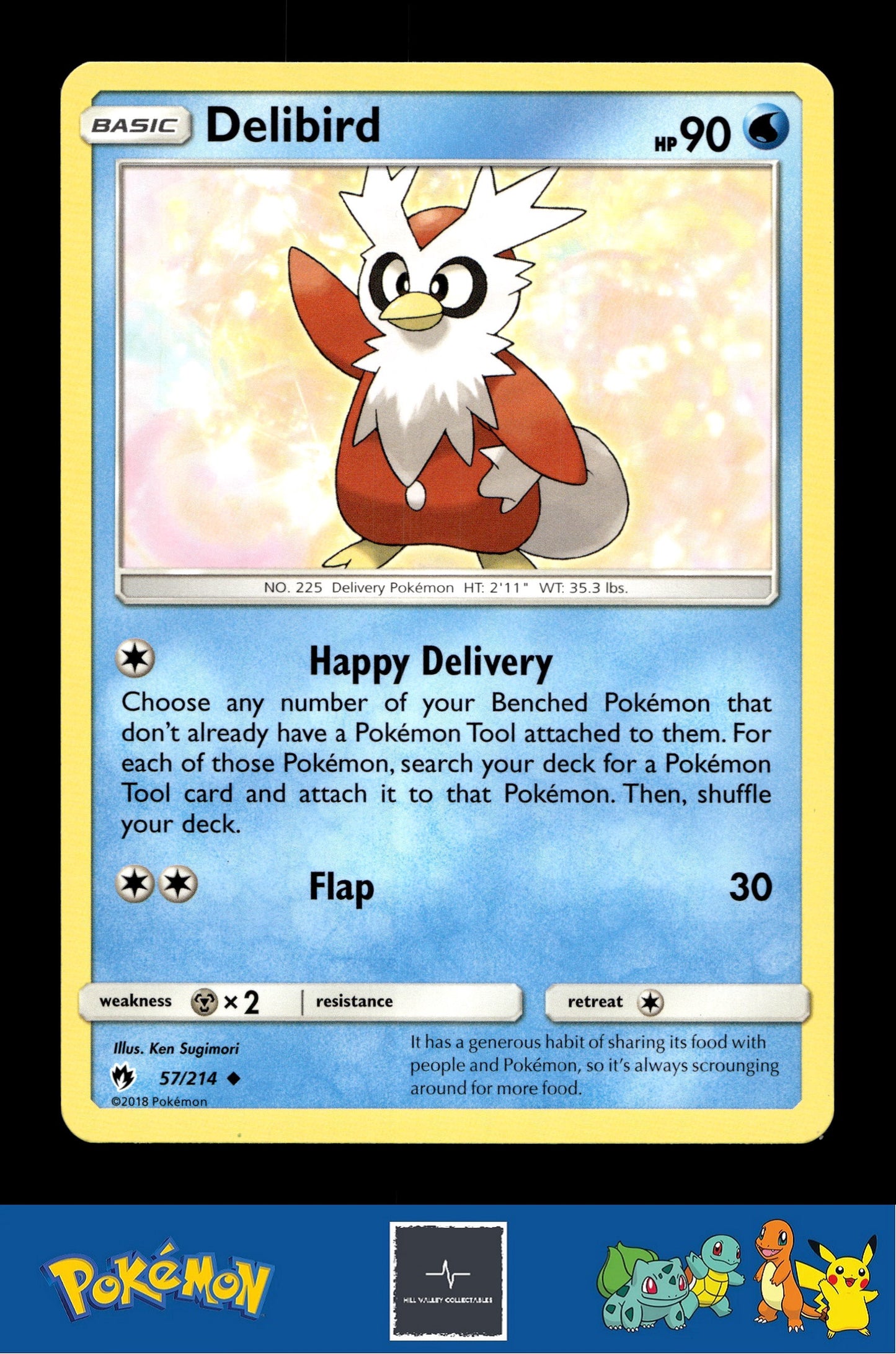 2018 Pokemon SM Lost Thunder 57/214 Delibird