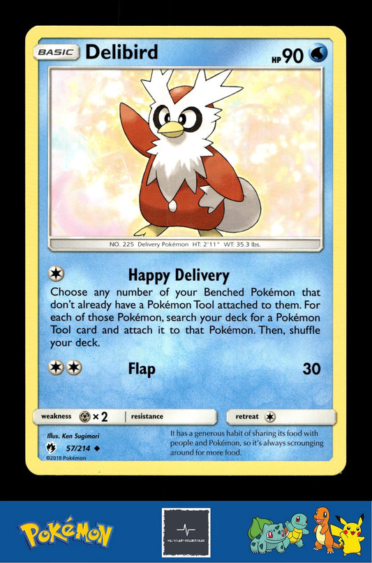 2018 Pokemon SM Lost Thunder 57/214 Delibird