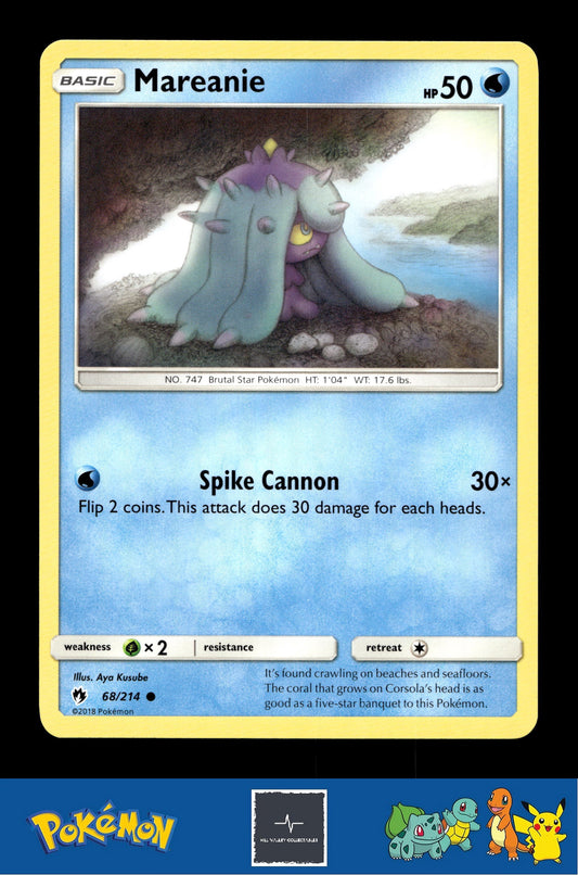 2018 Pokemon SM Lost Thunder 68/214 Mareanie
