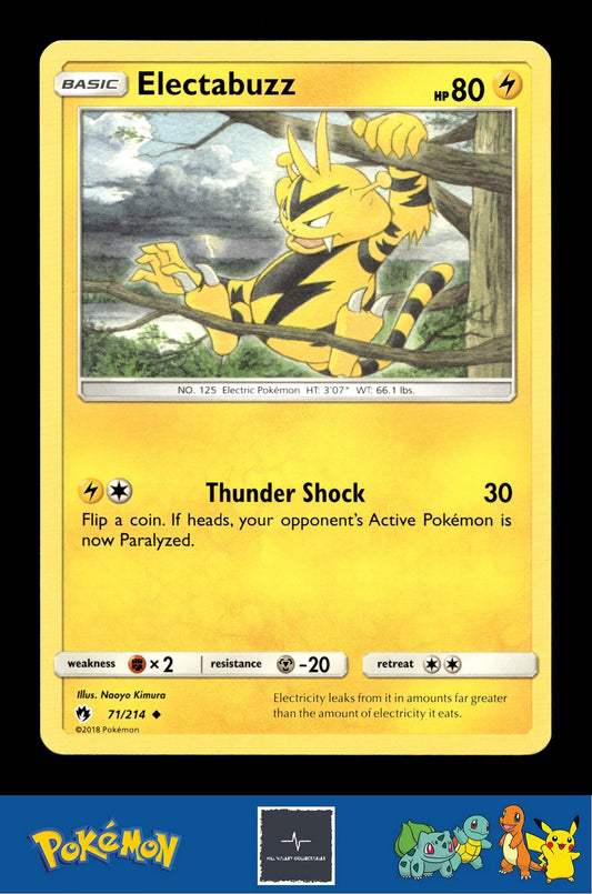 2018 Pokemon SM Lost Thunder 71/214 Electabuzz