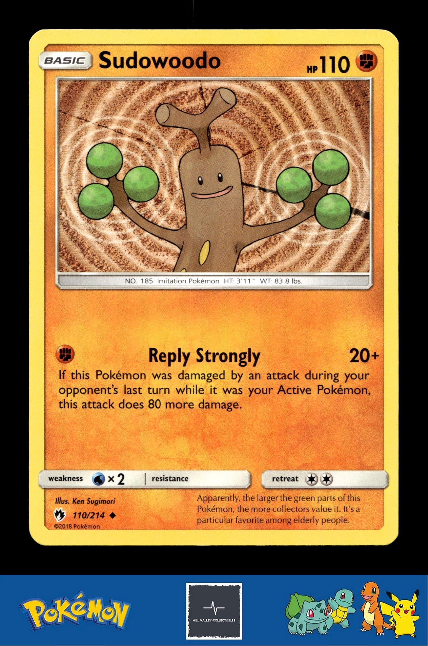 2018 Pokemon SM Lost Thunder 110/214 Sudowoodo