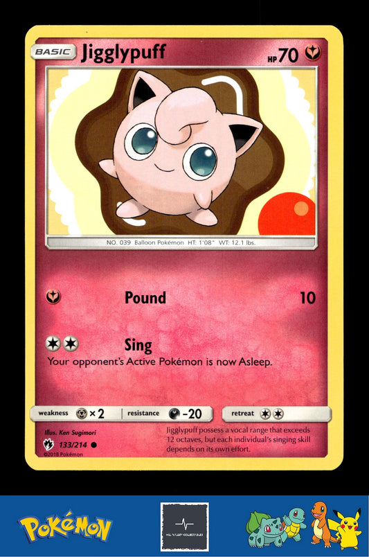 2018 Pokemon SM Lost Thunder 133/214 Jigglypuff