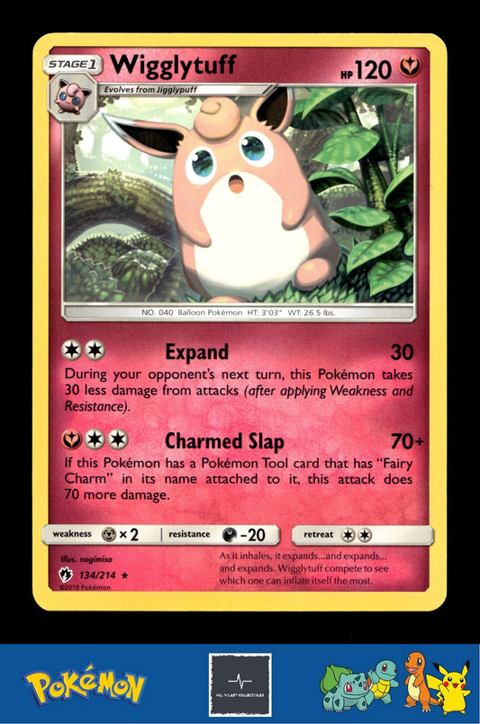 2018 Pokemon SM Lost Thunder 134/214 Wigglytuff