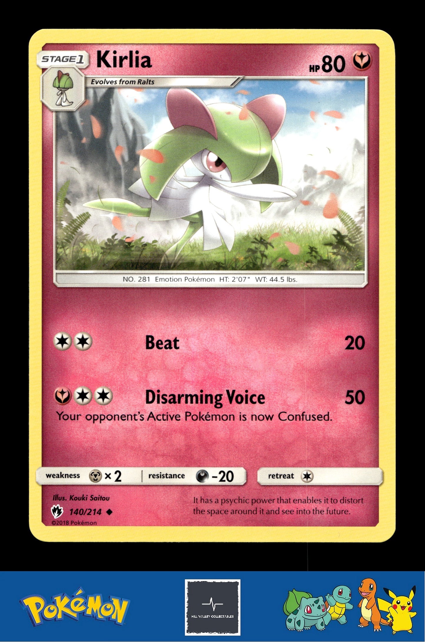 2018 Pokemon SM Lost Thunder 140/214 Kirlia