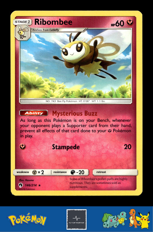 2018 Pokemon SM Lost Thunder 146/214 Ribombee