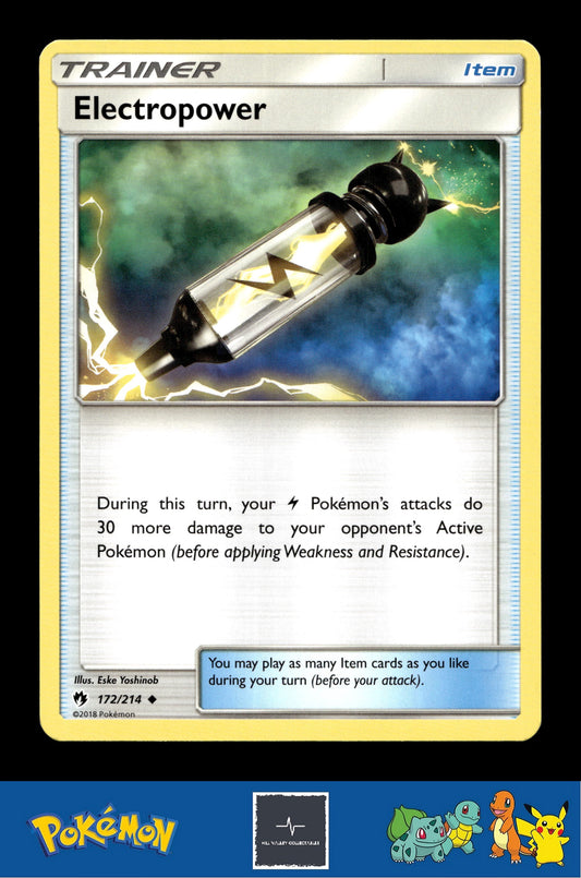2018 Pokemon SM Lost Thunder 172/214 Electropower