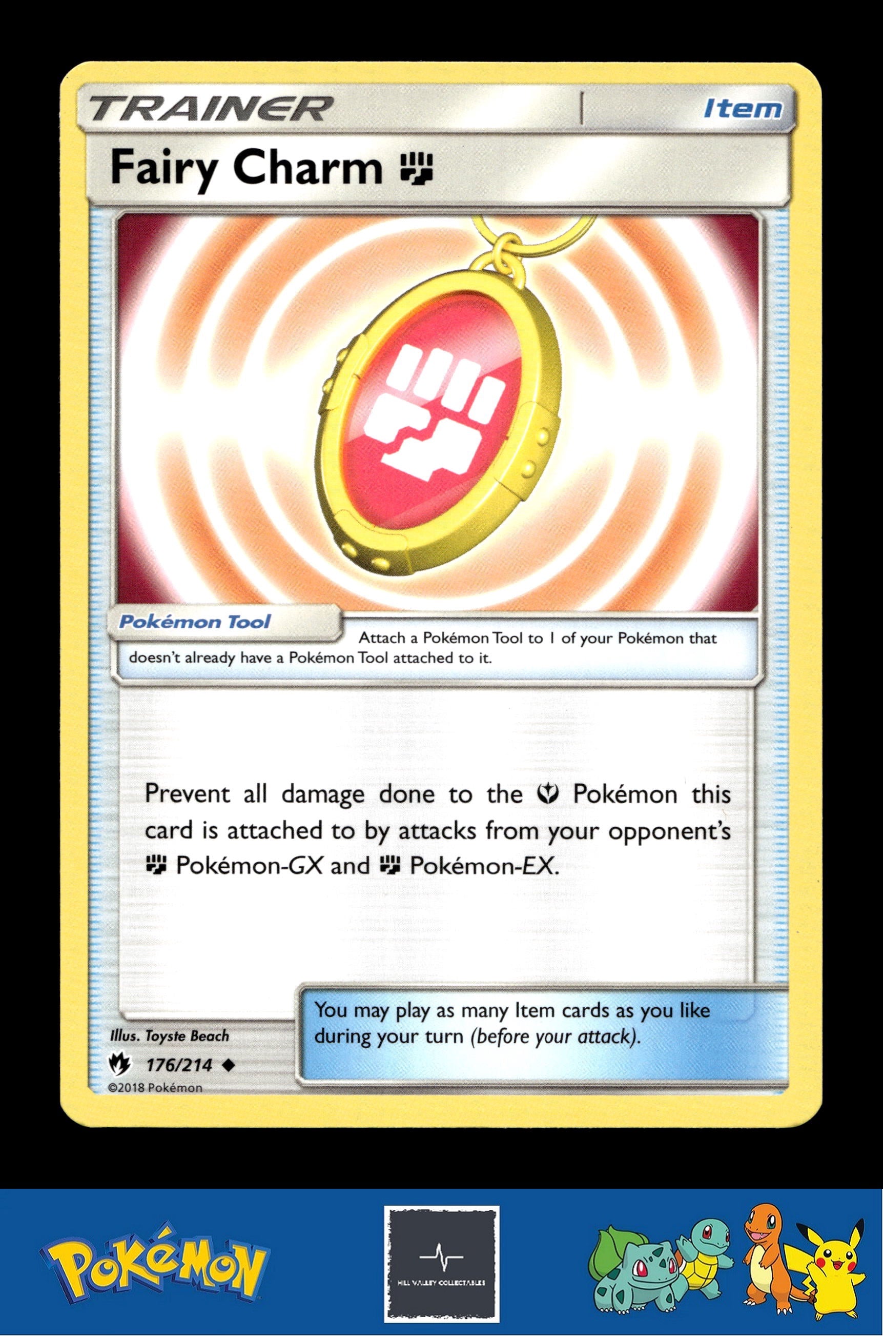 2018 Pokemon SM Lost Thunder 176/214 Fairy Charm