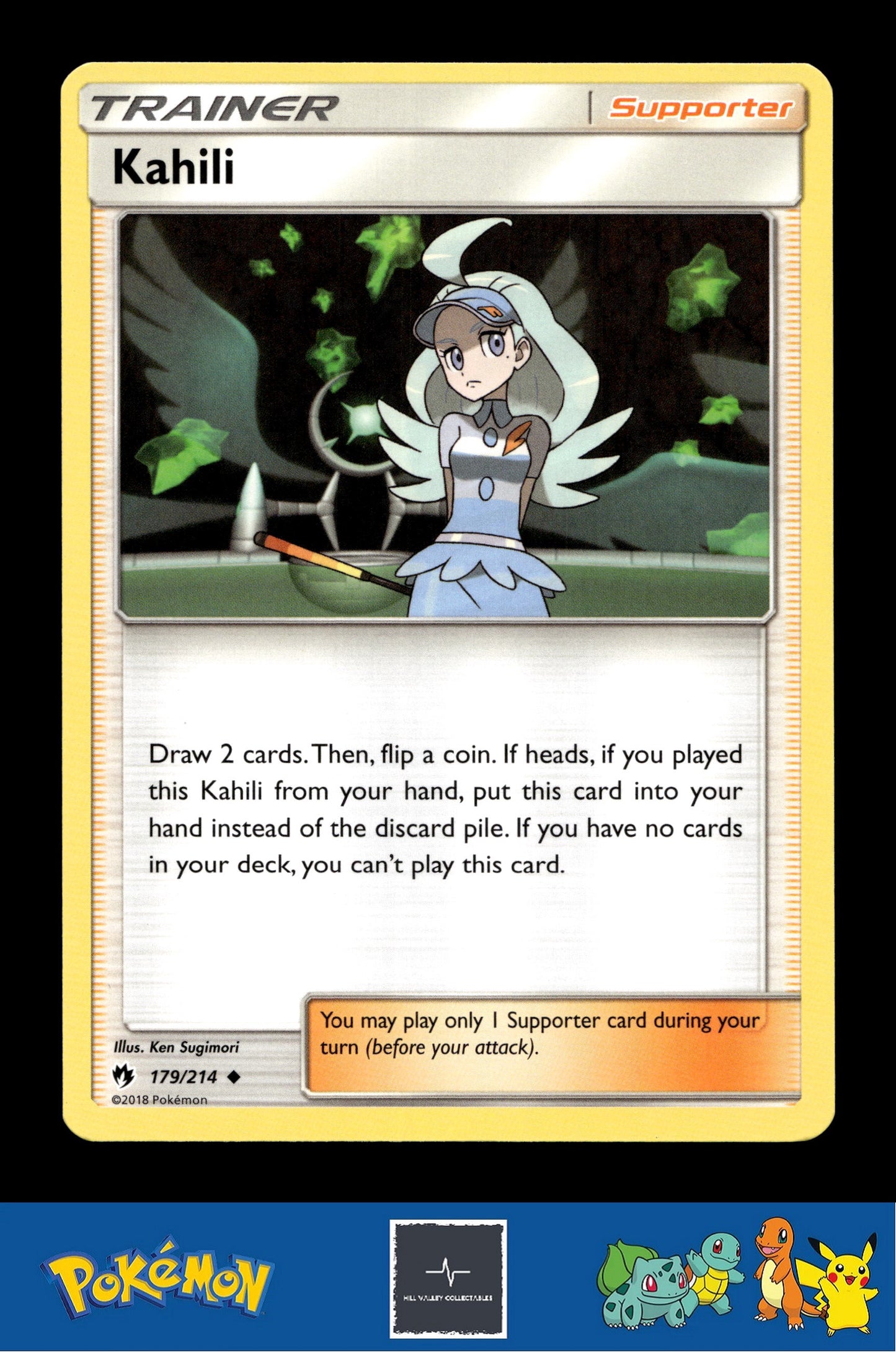 2018 Pokemon SM Lost Thunder 179/214 Kahili