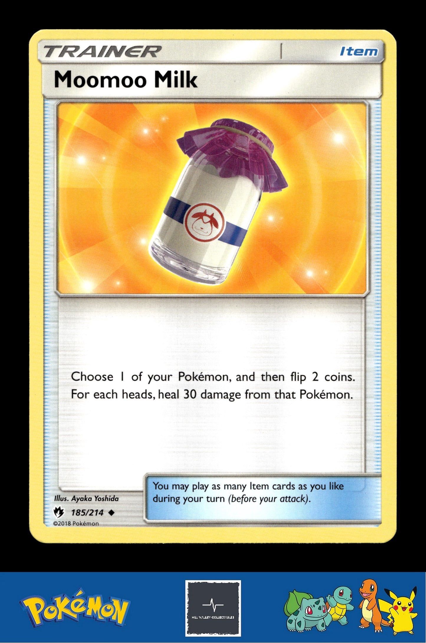 2018 Pokemon SM Lost Thunder 185/214 Moomoo Milk