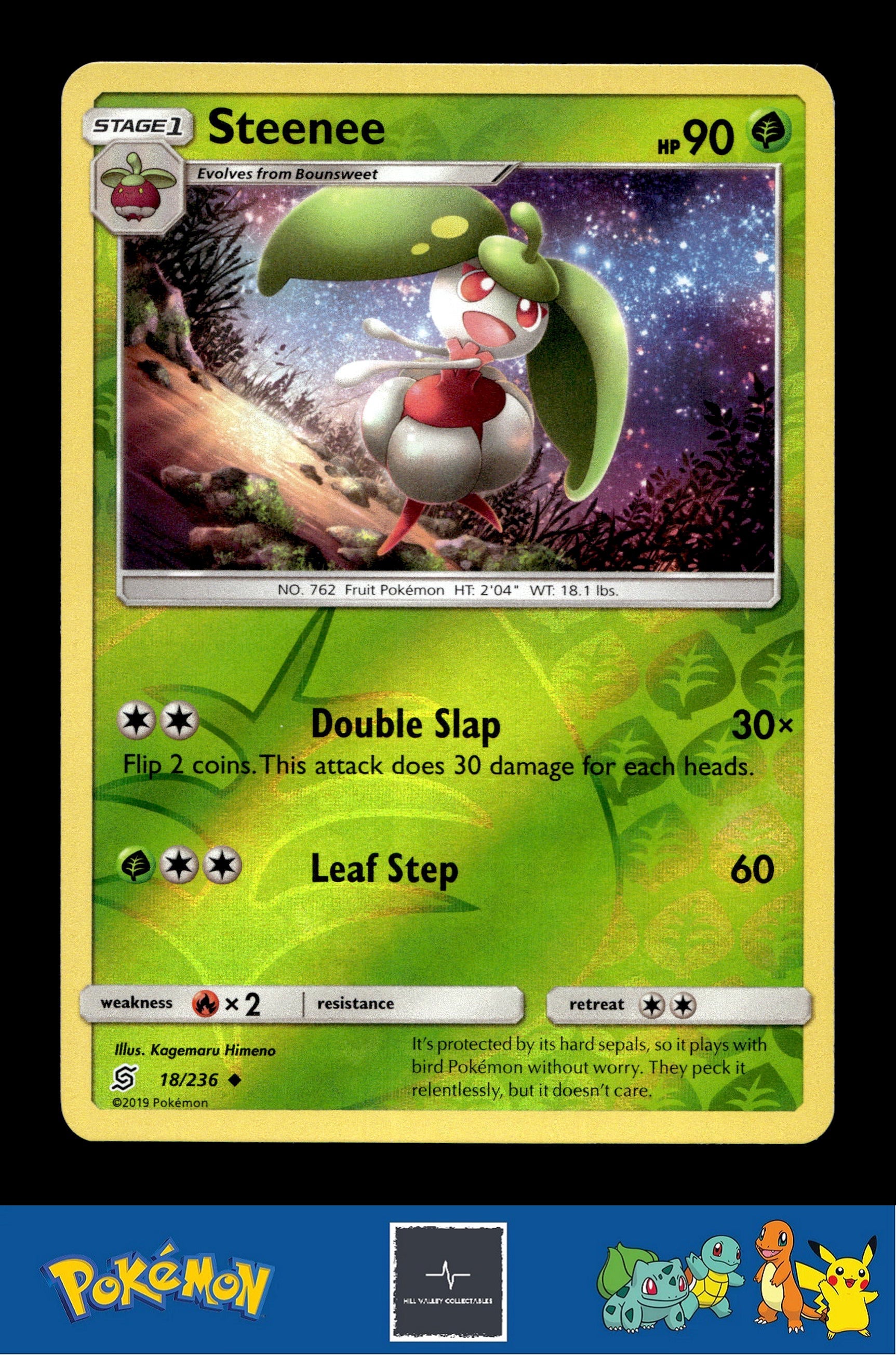 2019 Pokemon SM Unified Minds 18/236 Steenee Reverse