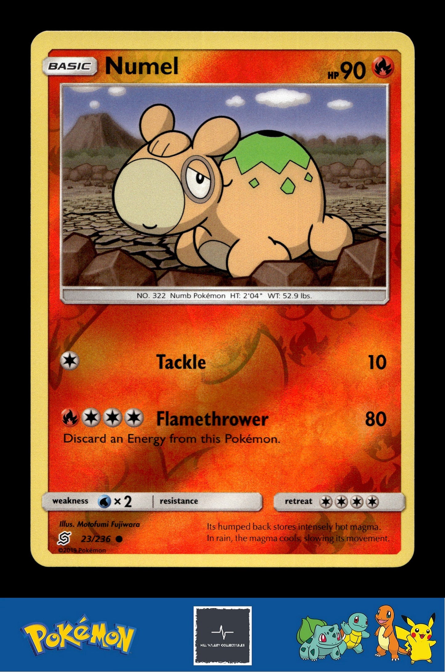 2019 Pokemon SM Unified Minds 23/236 Numel Reverse