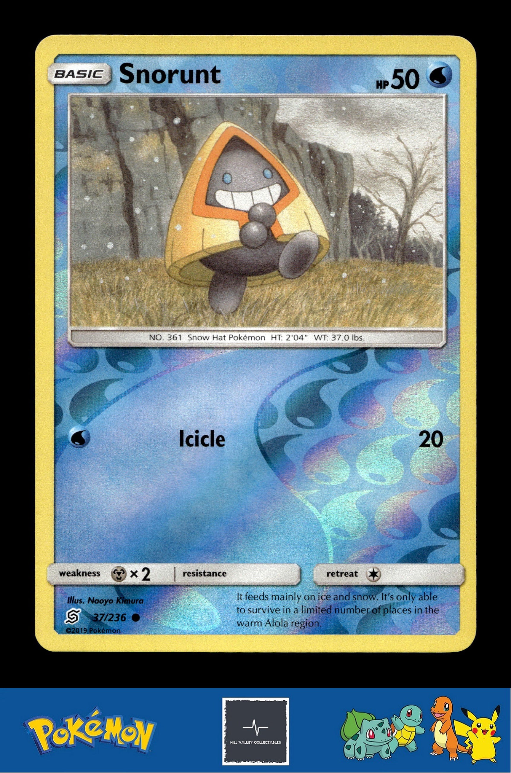 2019 Pokemon SM Unified Minds 37/236 Snorunt Reverse