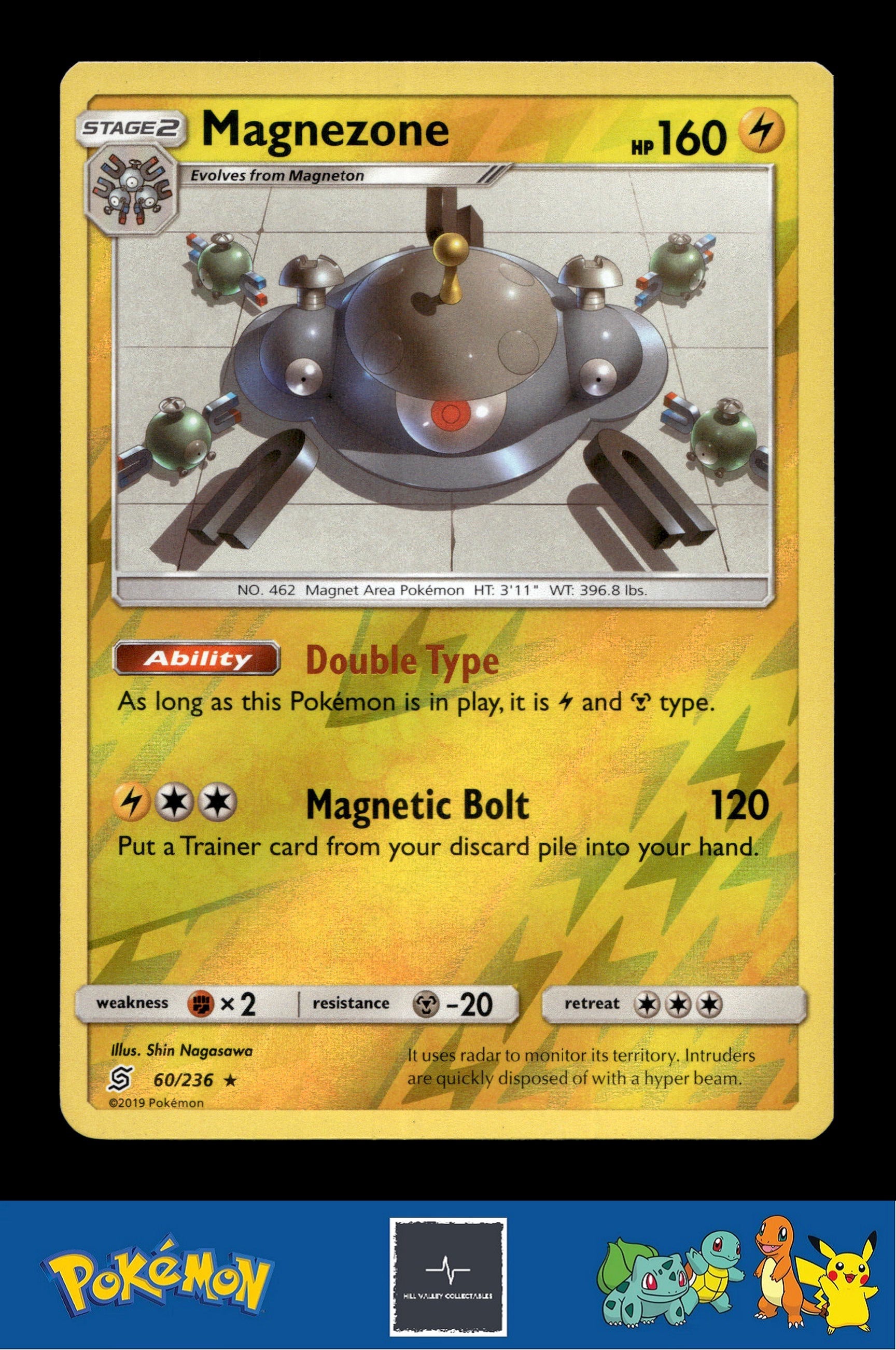 2019 Pokemon SM Unified Minds 60/236 Magnezone Reverse