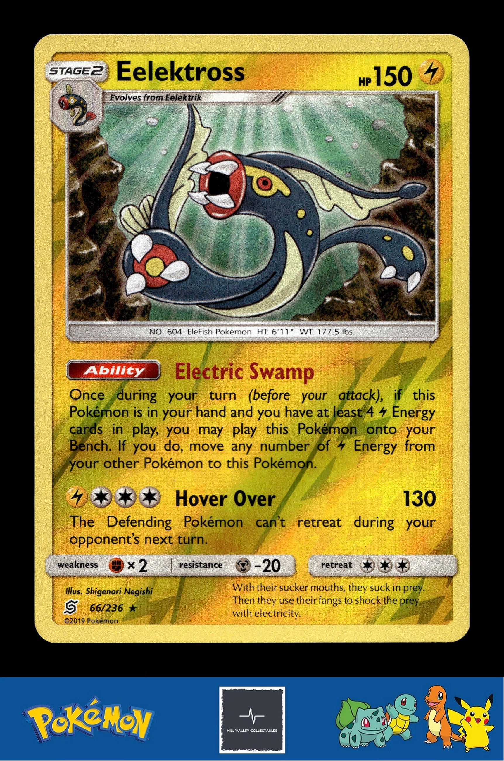 2019 Pokemon SM Unified Minds 66/236 Elektross Reverse
