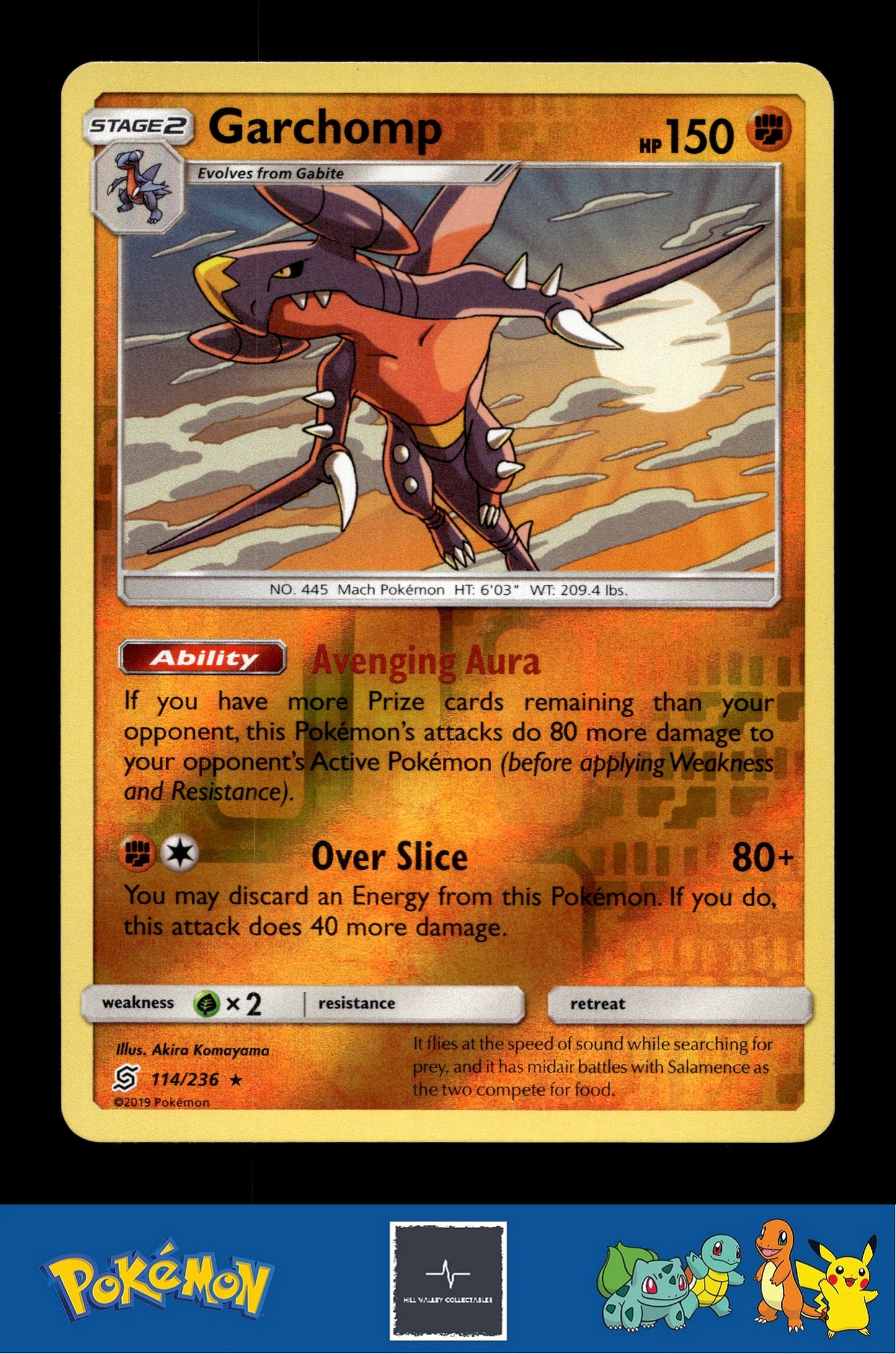 2019 Pokemon SM Unified Minds 114/236 Garchomp Reverse