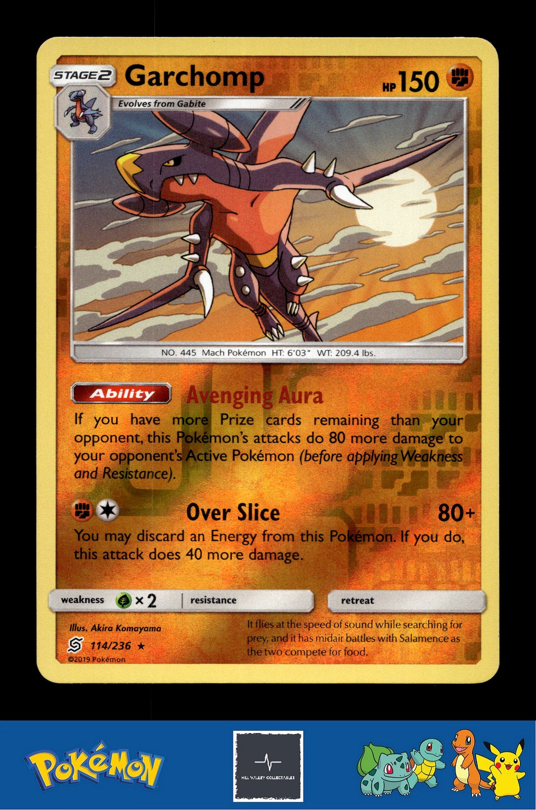 2019 Pokemon SM Unified Minds 114/236 Garchomp Reverse