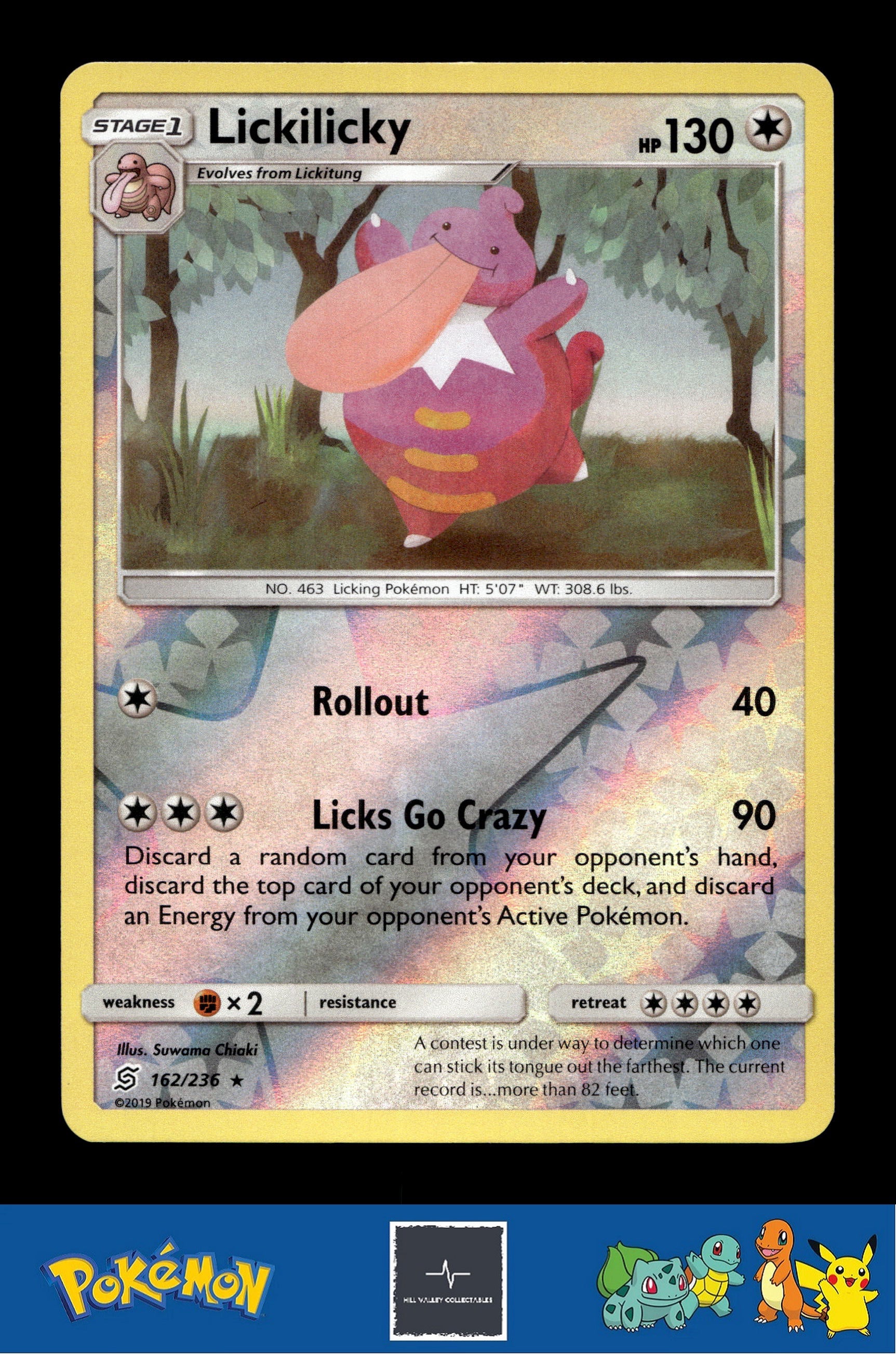 2019 Pokemon SM Unified Minds 162/236 Lickilicky Reverse