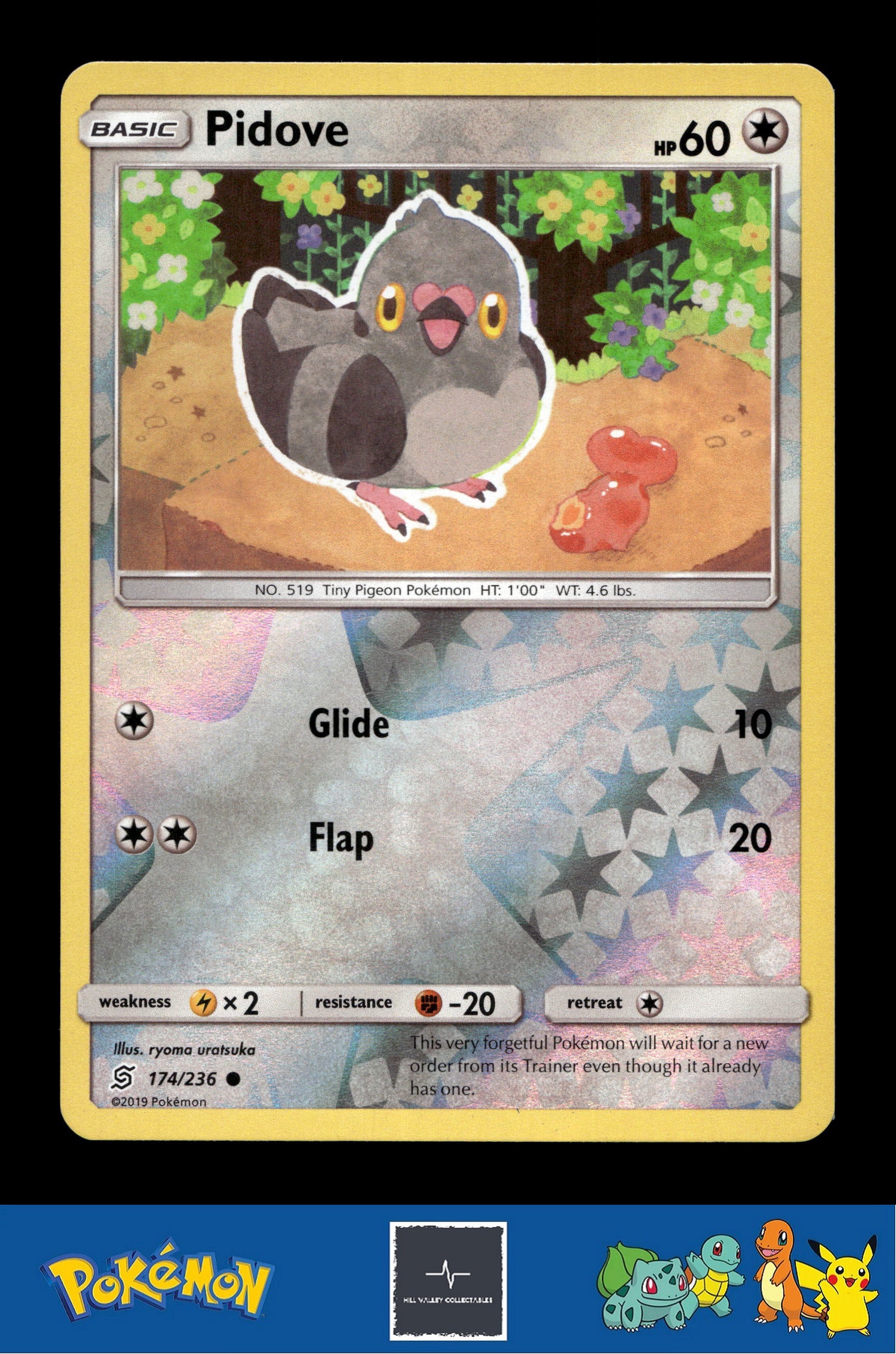 2019 Pokemon SM Unified Minds 174/236 Pidove Reverse