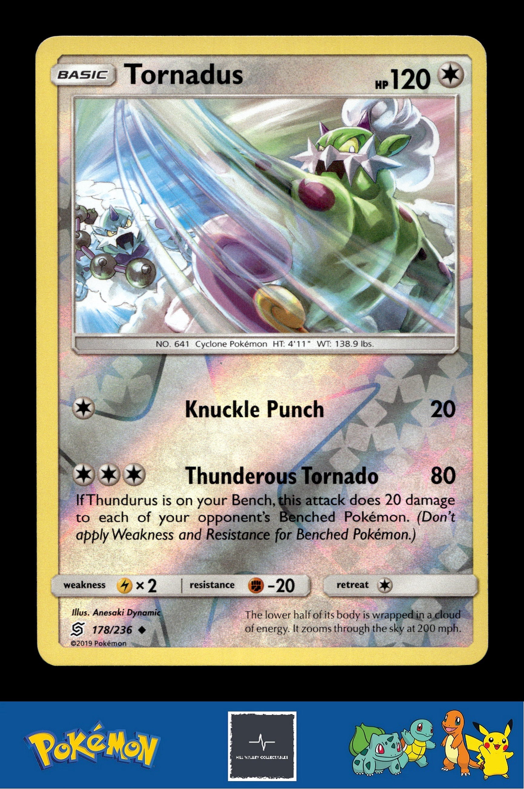 2019 Pokemon SM Unified Minds 178/236 Tornadus Reverse