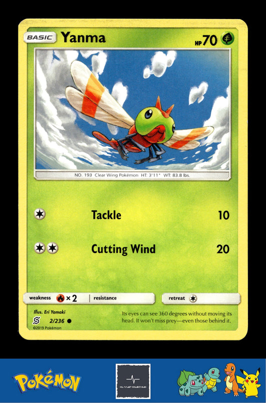 2019 Pokemon SM Unified Minds 2/236 Yanma