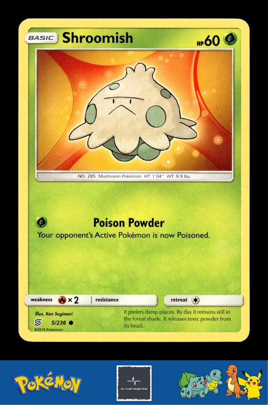 2019 Pokemon SM Unified Minds 5/236 Shroomish (Sugimori)