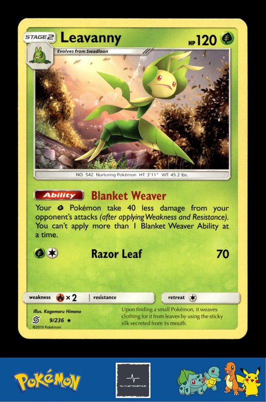 2019 Pokemon SM Unified Minds 9/236 Leavanny
