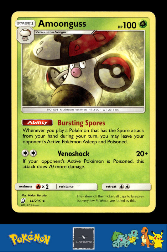 2019 Pokemon SM Unified Minds 14/236 Amoonguss