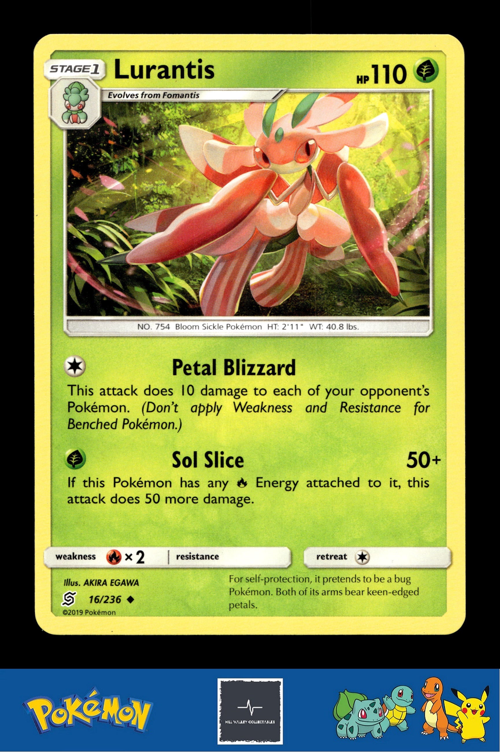 2019 Pokemon SM Unified Minds 16/236 Lurantis