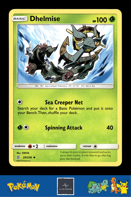 2019 Pokemon SM Unified Minds 20/236 Dhelmise