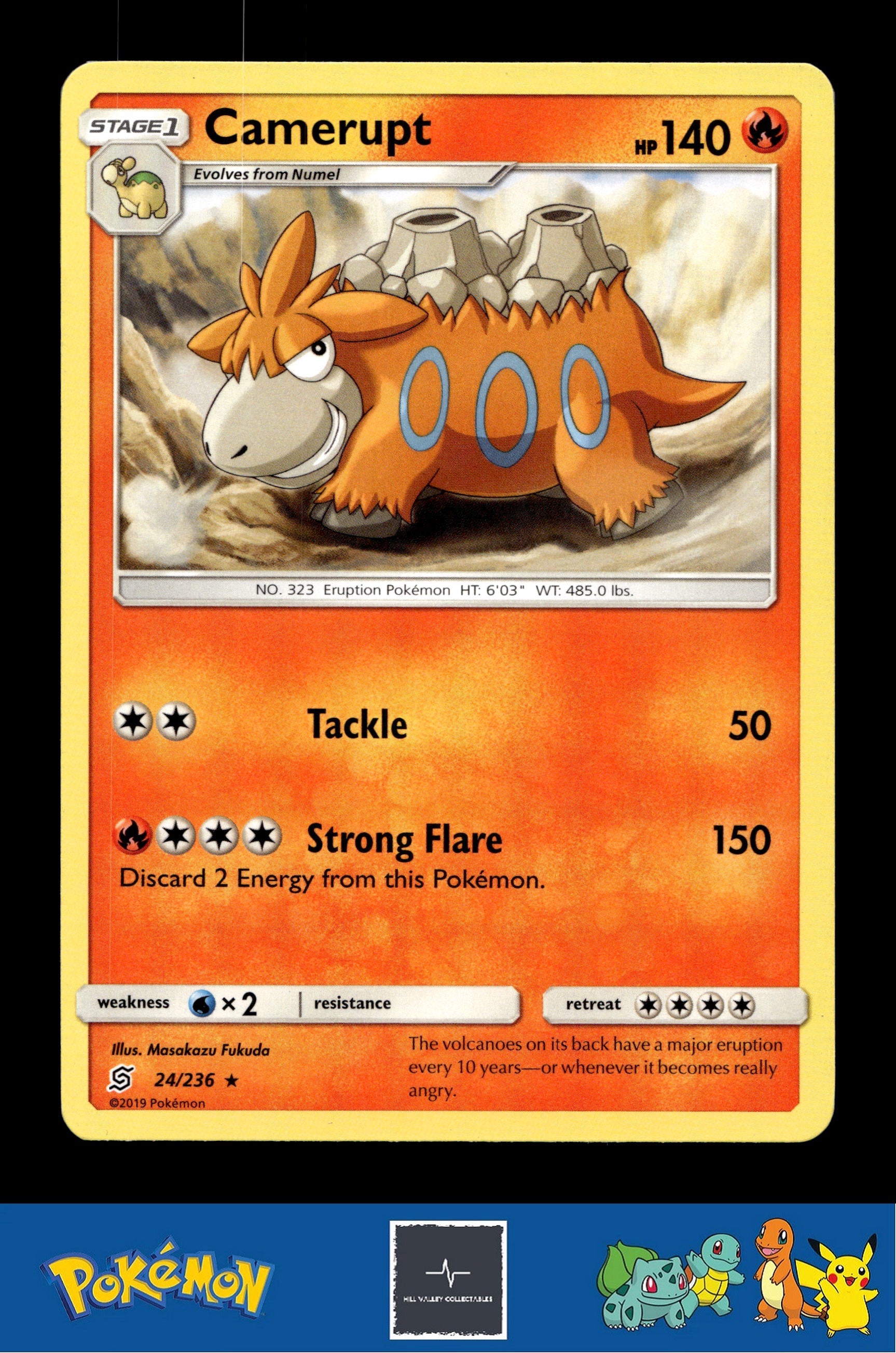 2019 Pokemon SM Unified Minds 24/236 Camerupt