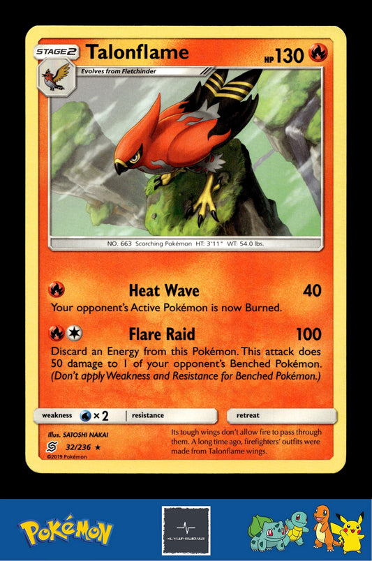2019 Pokemon SM Unified Minds 32/236 Talonflame