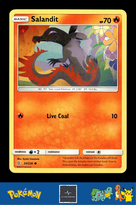 2019 Pokemon SM Unified Minds 33/236 Salandit