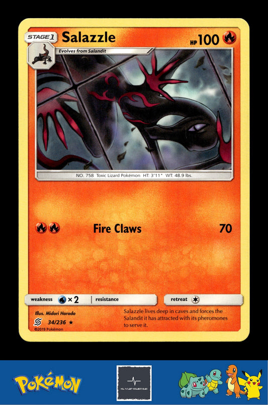 2019 Pokemon SM Unified Minds 34/236 Salazzle