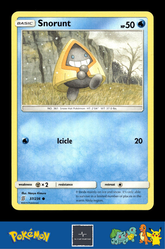 2019 Pokemon SM Unified Minds 37/236 Snorunt