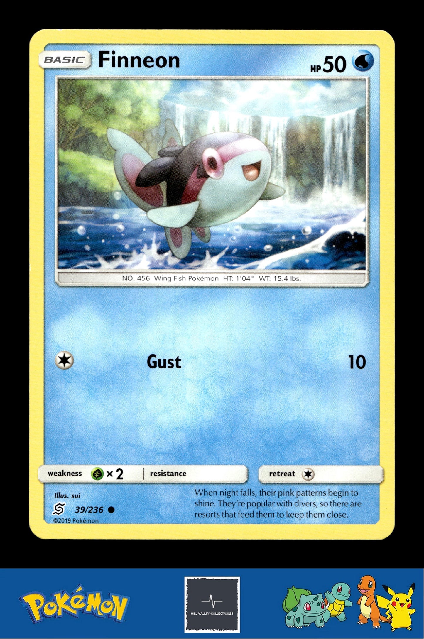 2019 Pokemon SM Unified Minds 39/236 Finneon