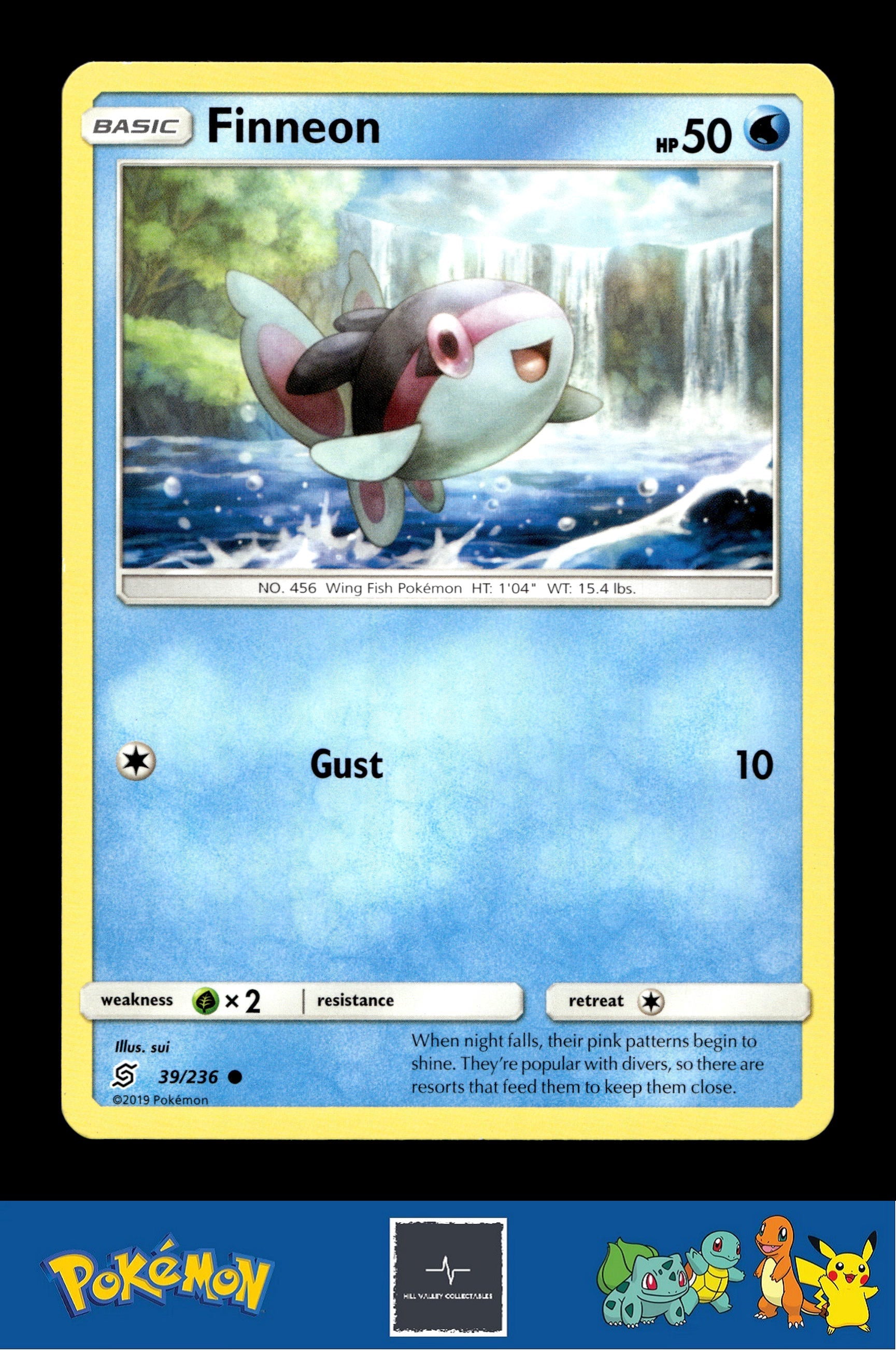 2019 Pokemon SM Unified Minds 39/236 Finneon