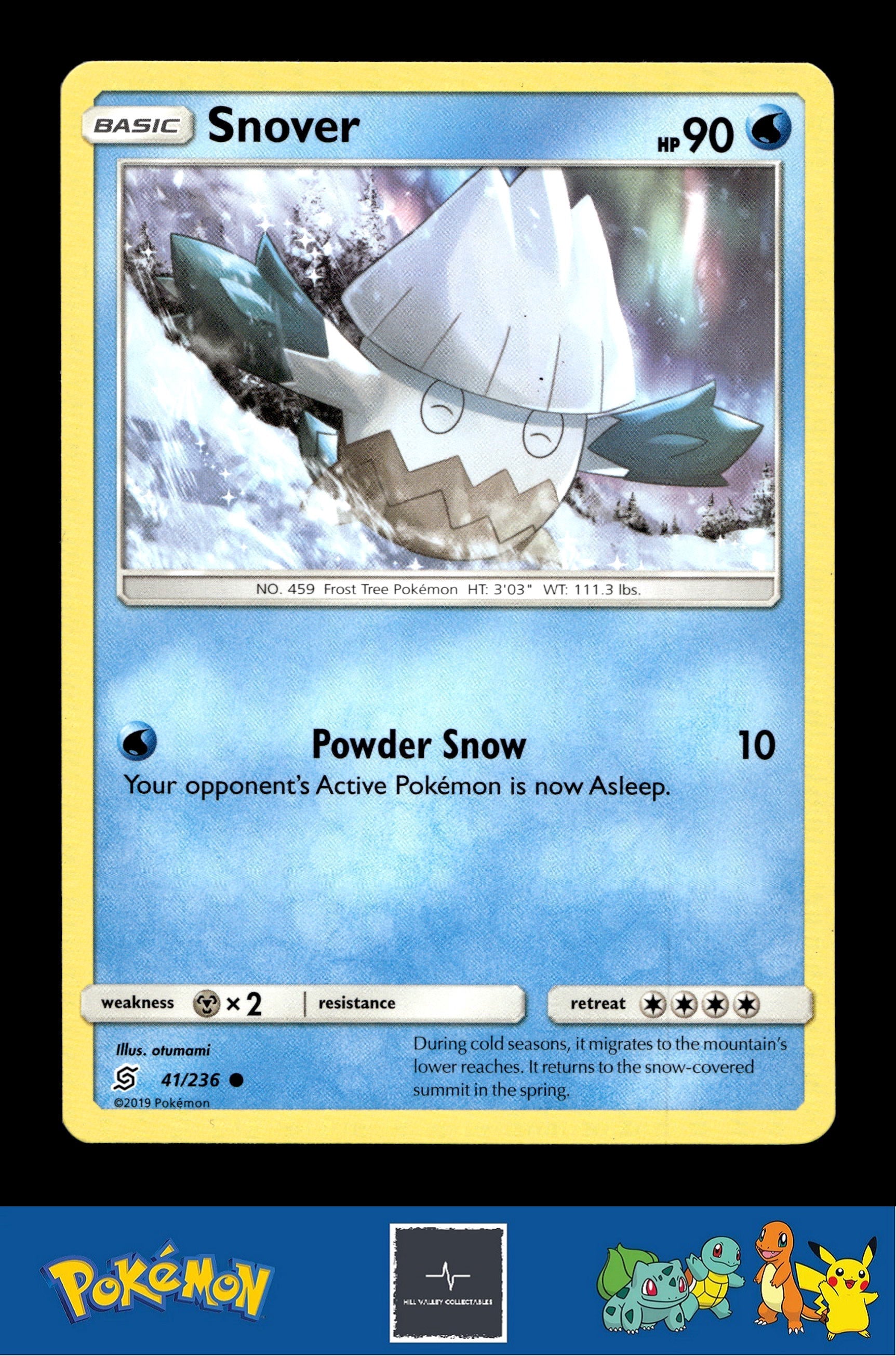 2019 Pokemon SM Unified Minds 41/236 Snover