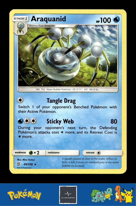 2019 Pokemon SM Unified Minds 49/236 Araquanid