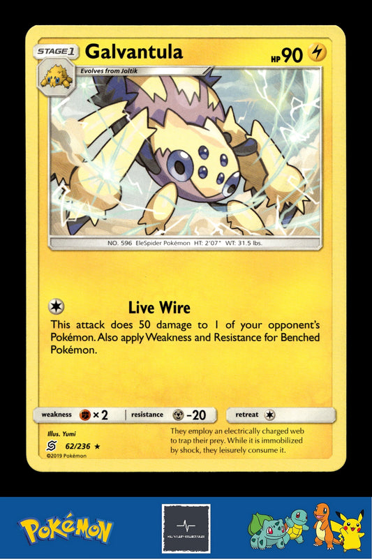 2019 Pokemon SM Unified Minds 62/236 Galvantula