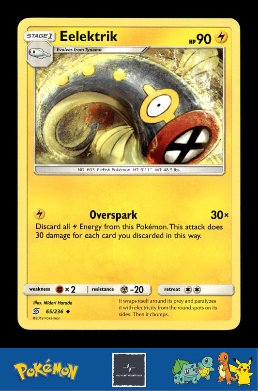 2019 Pokemon SM Unified Minds 65/236 Eelektrik