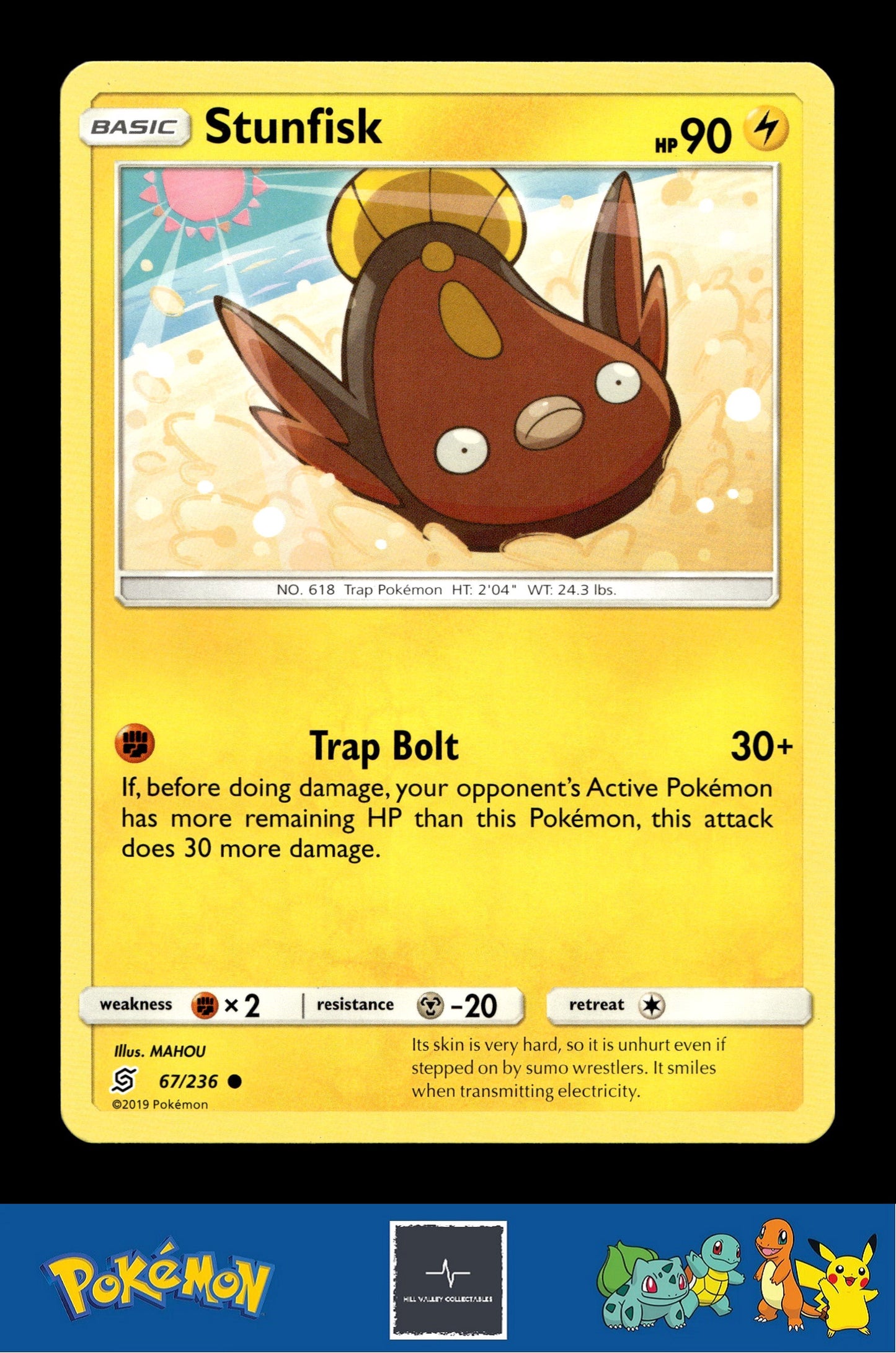 2019 Pokemon SM Unified Minds 67/236 Stunfisk