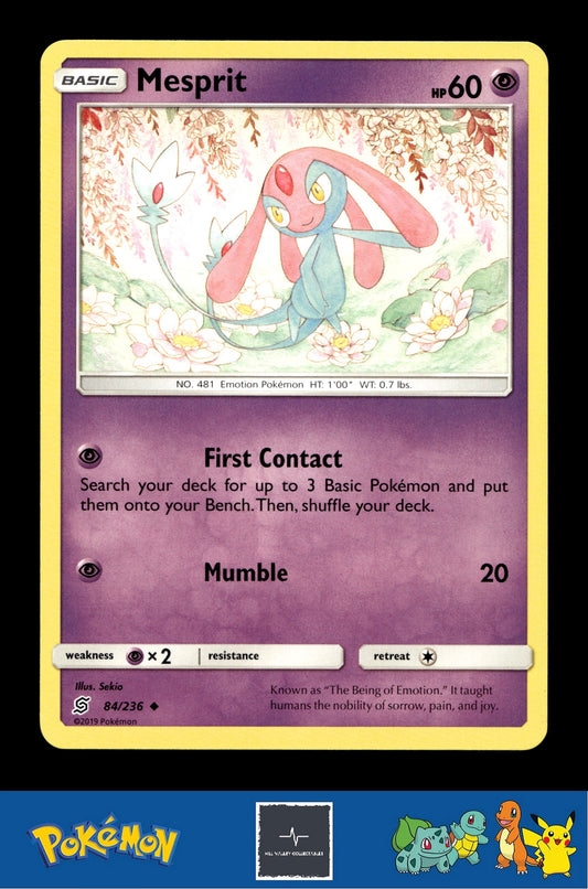 2019 Pokemon SM Unified Minds 84/236 Mesprit