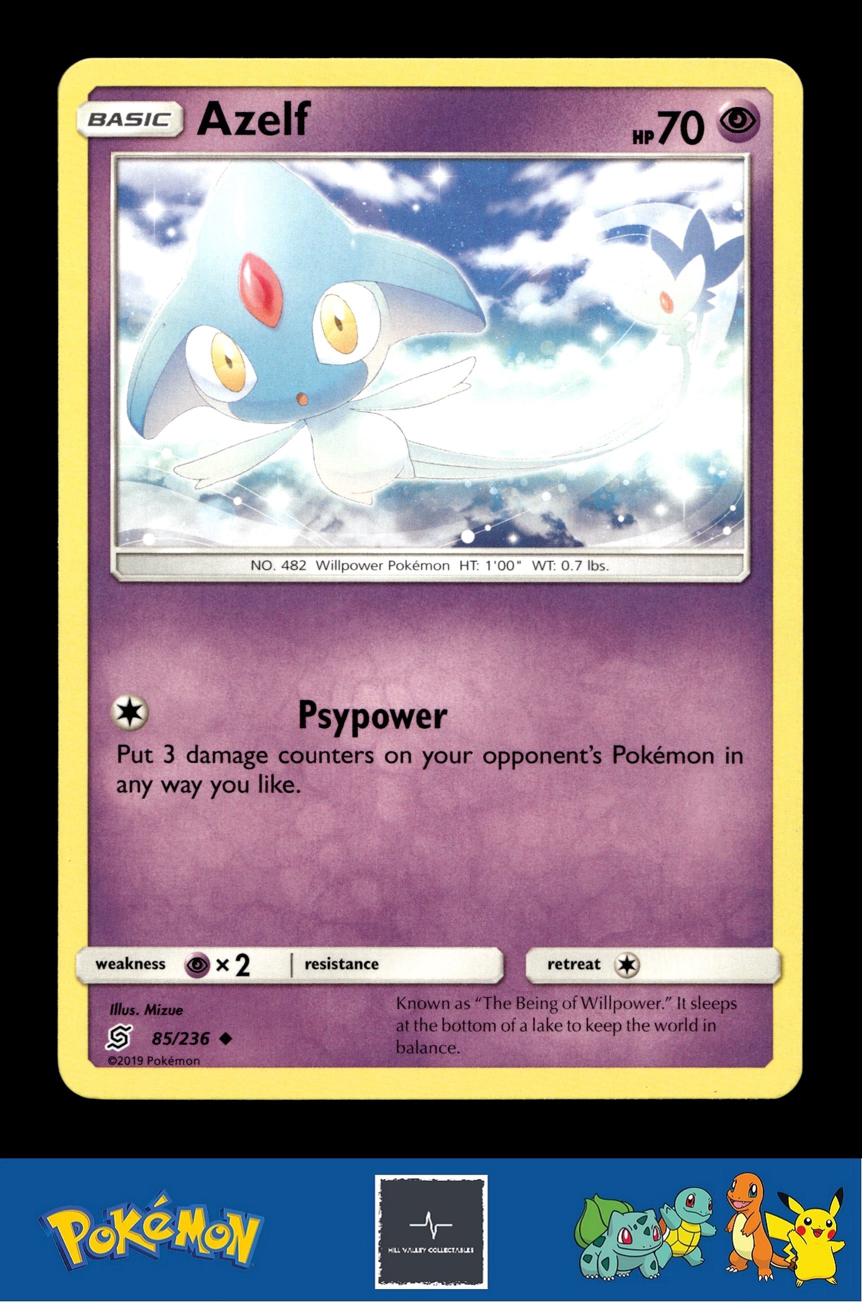 2019 Pokemon SM Unified Minds 85/236 Azelf