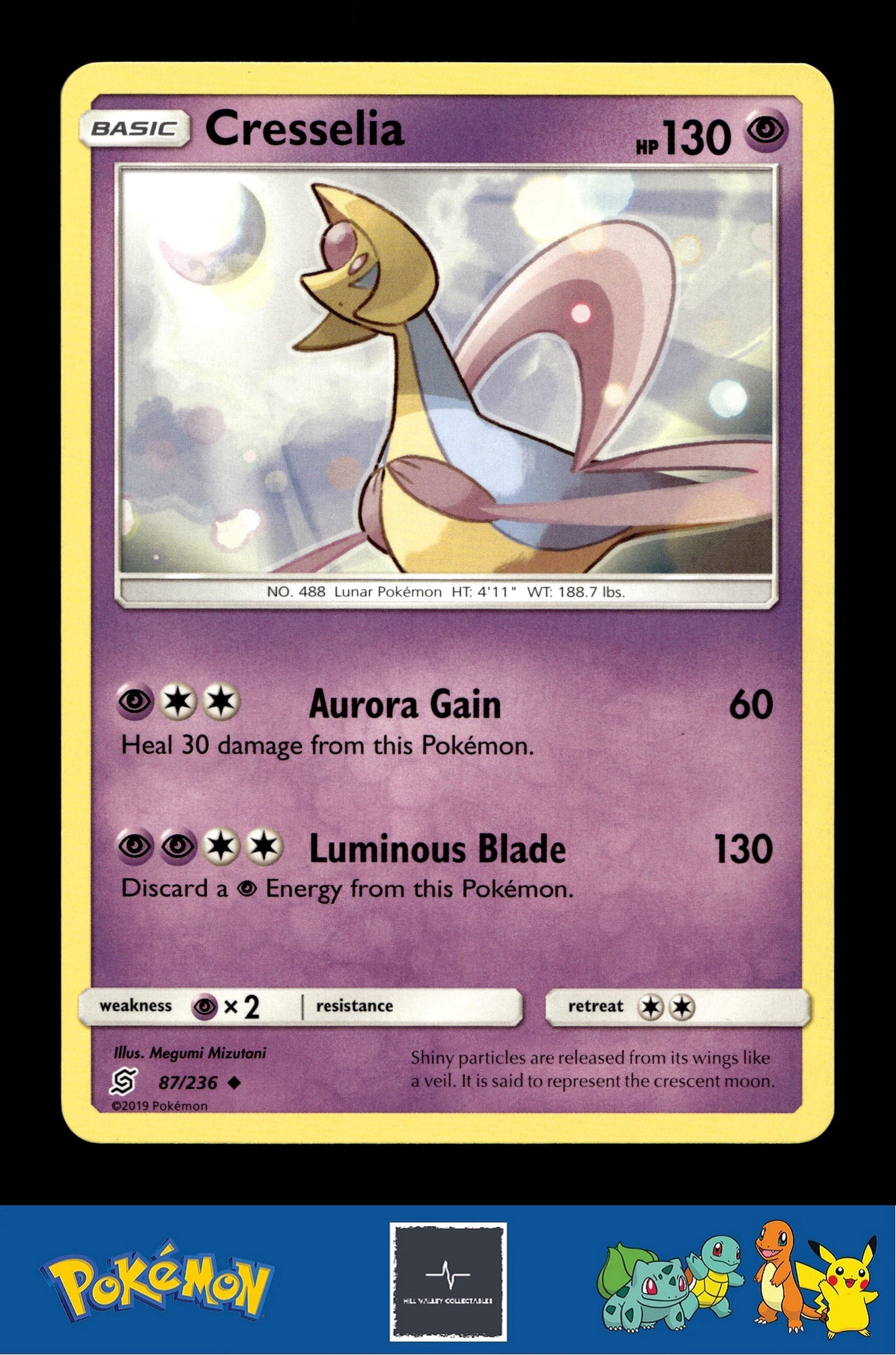 2019 Pokemon SM Unified Minds 87/236 Cresselia