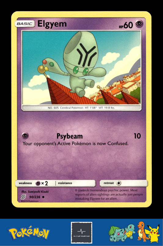 2019 Pokemon SM Unified Minds 90/236 Elgyem